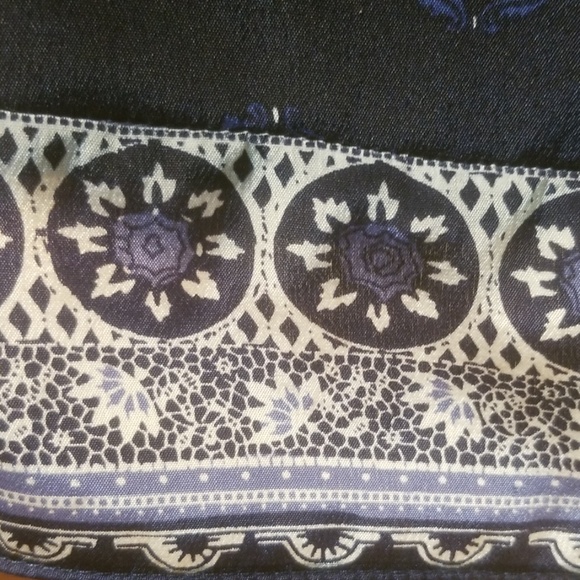 Joie Peasant V-Cut neckline blouse with tassels. - Picture 6 of 8